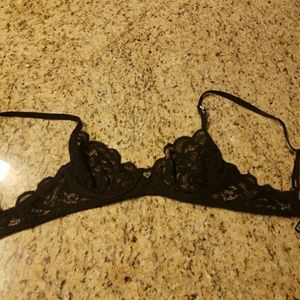 Black lace bra!